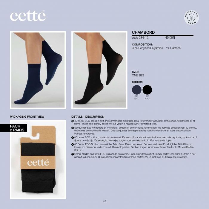 Cette Cette-catalogo Cette 2022 2023-43  Catalogo Cette 2022 2023 | Pantyhose Library